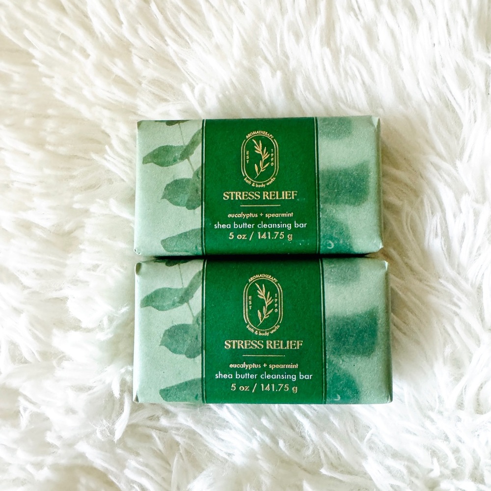 Bath & Body Works Eucalyptus Spearmint Shea Butter Bar - Green